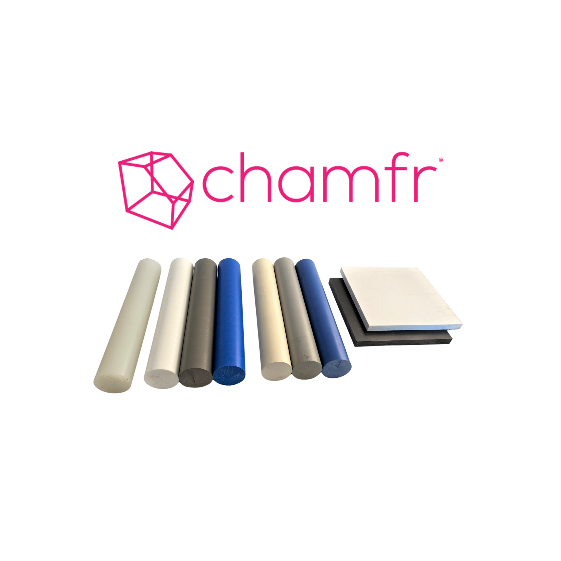 Westlake Plastics offers small quantity R&D materials on Chamfr!